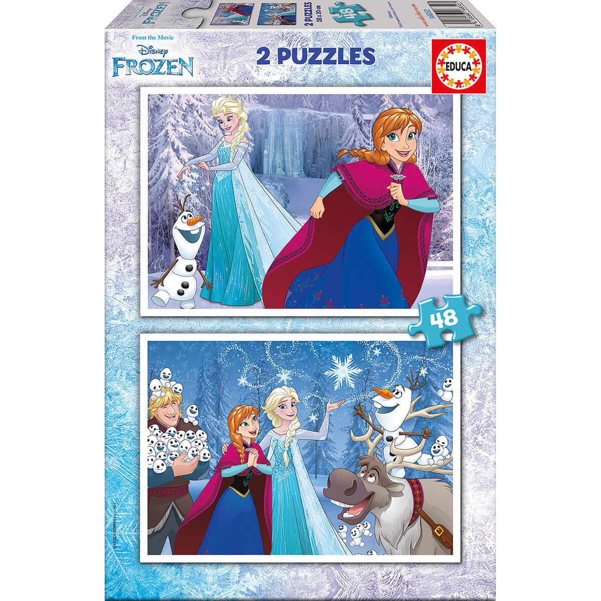 Набор из 2 пазлов   Frozen Believe         48 Предметы 28 x 20 cm-3