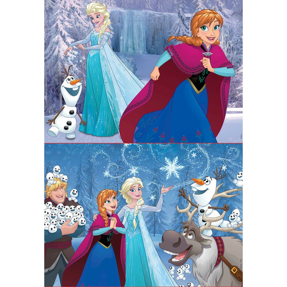 Набор из 2 пазлов   Frozen Believe         48 Предметы 28 x 20 cm-6