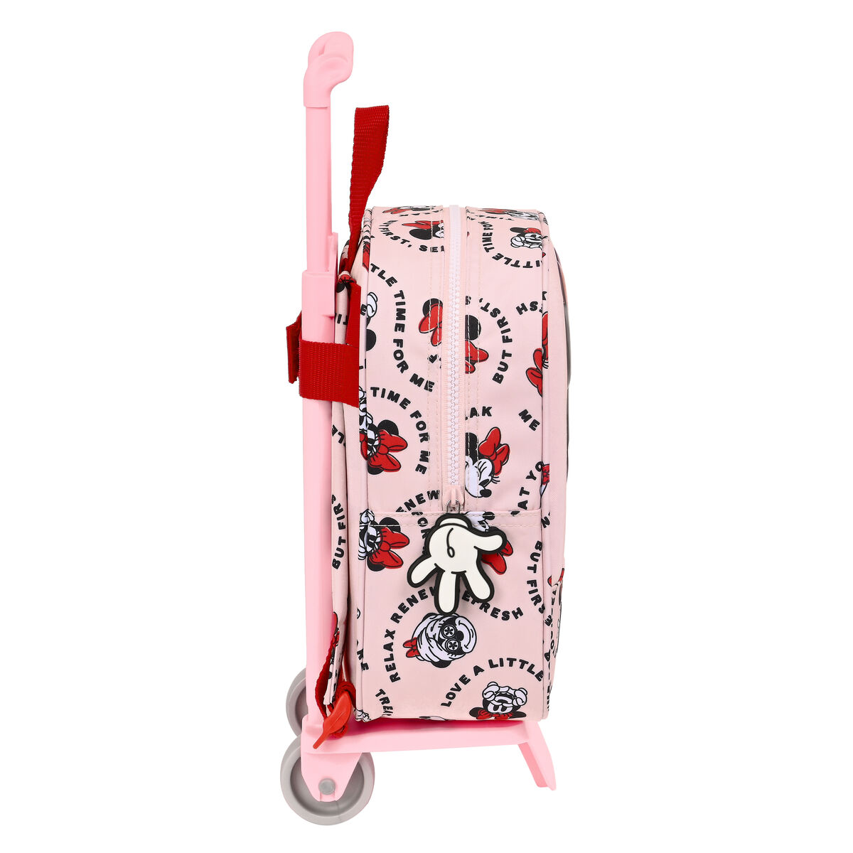 Школьный рюкзак с колесиками Minnie Mouse Me time Розовый 22 x 27 x 10 cm-3