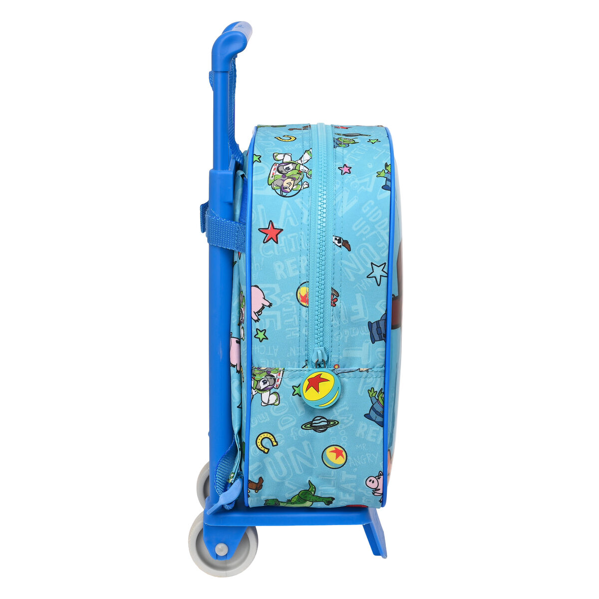 Школьный рюкзак с колесиками Toy Story Ready to play Светло Синий (22 x 27 x 10 cm)-3