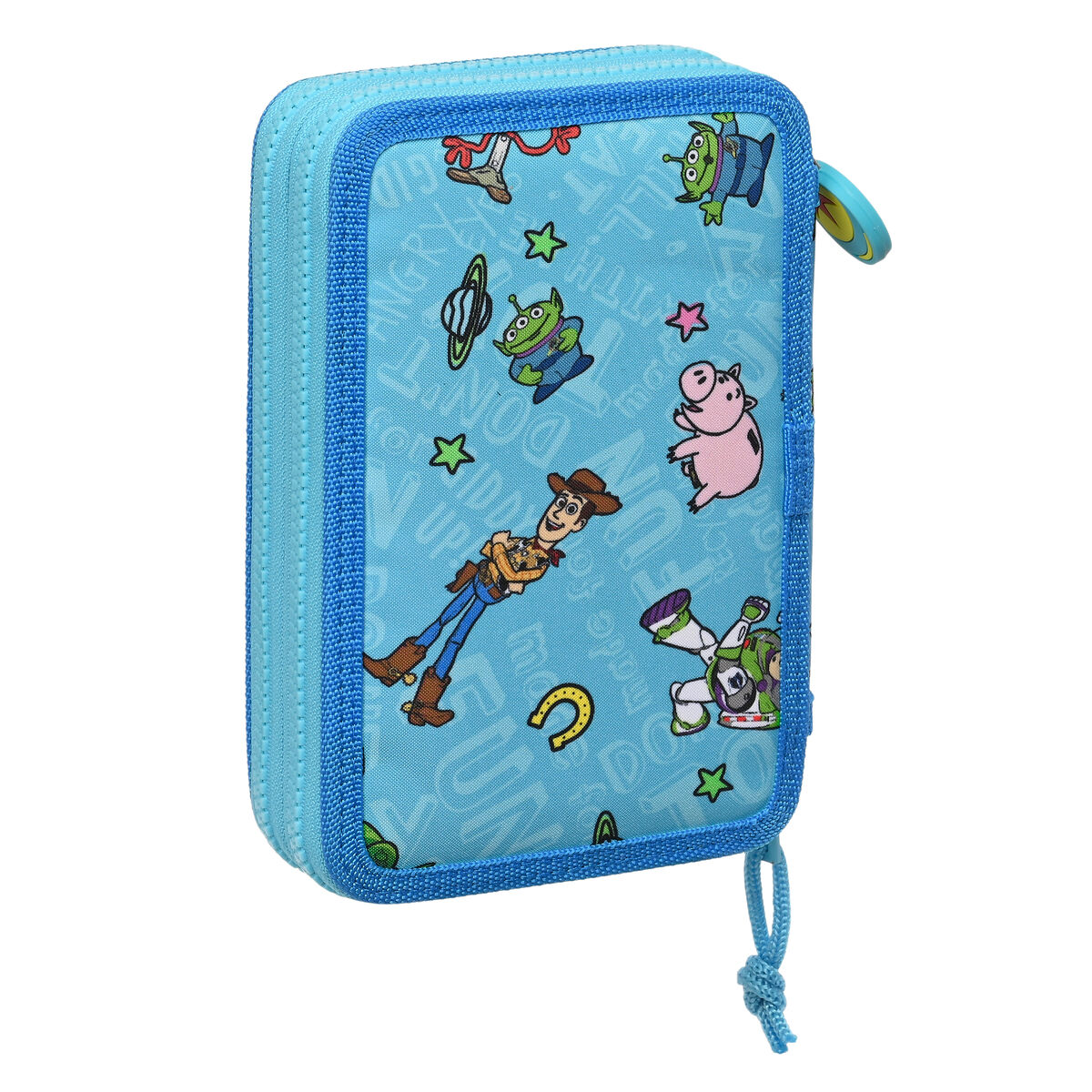 Школьный пенал с аксессуарами Toy Story Ready to play Синий 12.5 x 19.5 x 4 cm (28 Предметы)-5