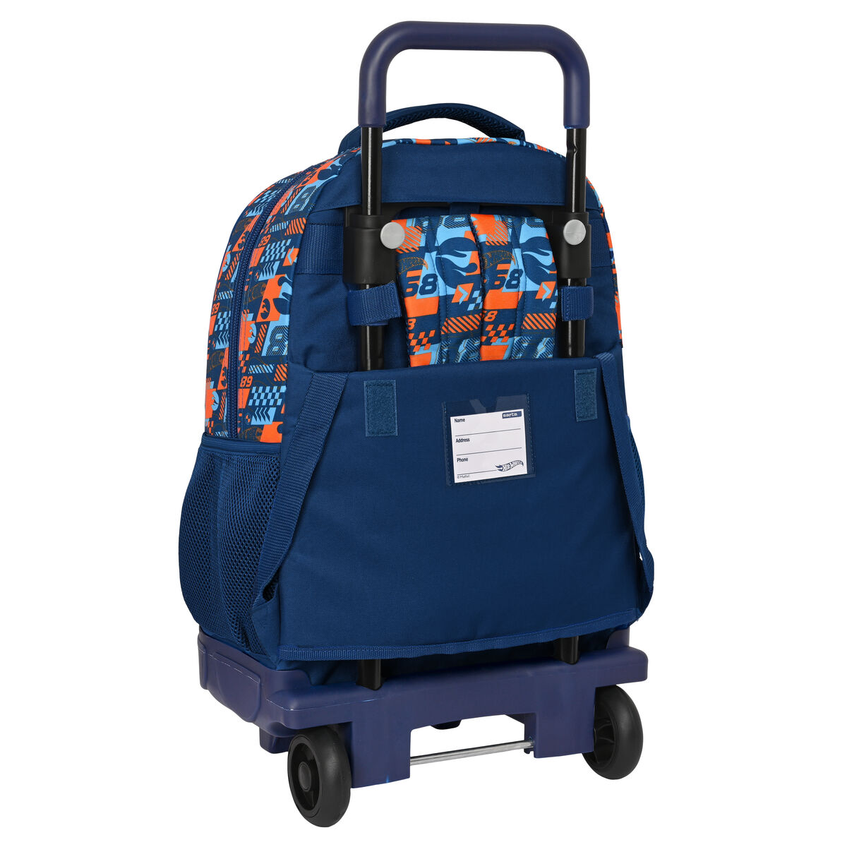 Школьный рюкзак с колесиками Hot Wheels Speed club Оранжевый 33 X 45 X 22 cm-3