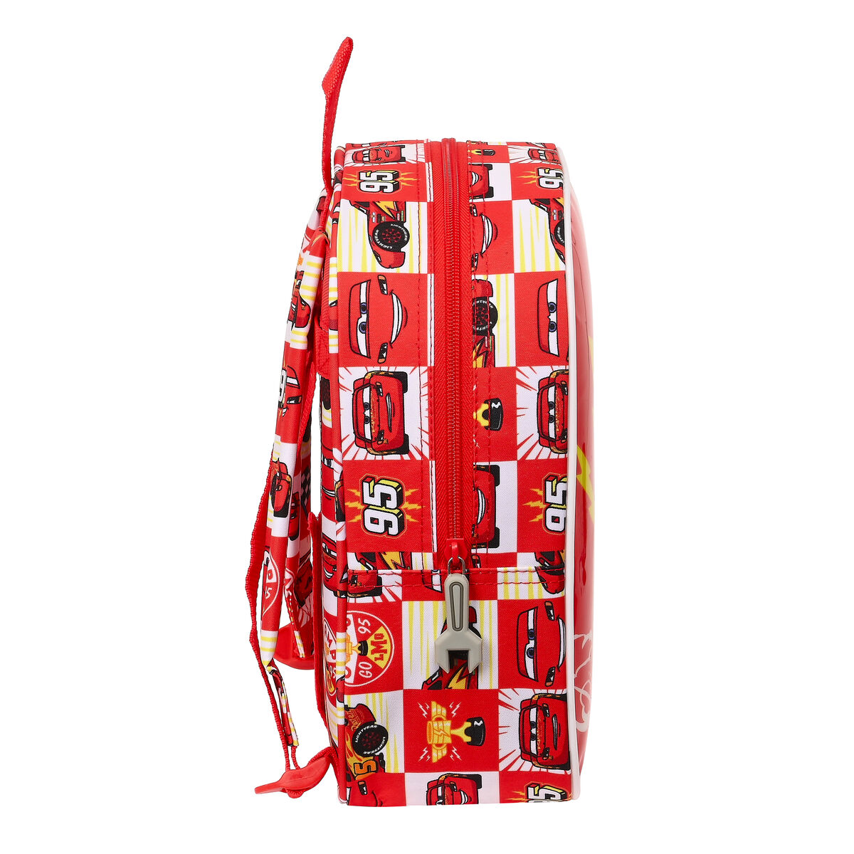 Детский рюкзак Cars Let's race Красный Белый (22 x 27 x 10 cm)-3