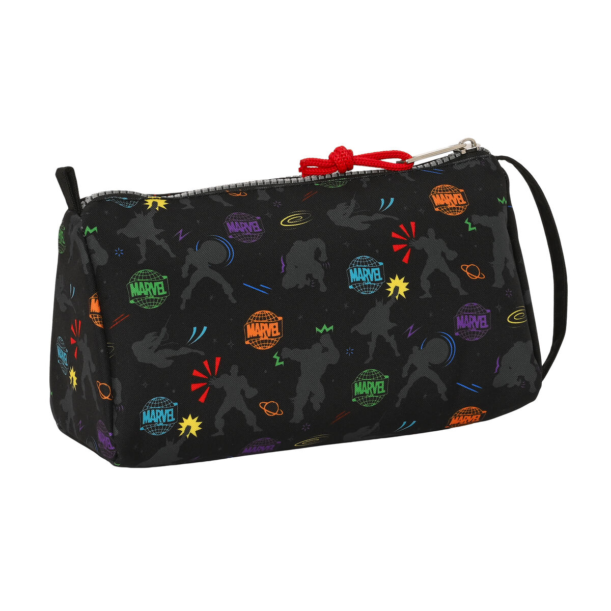 Школьный пенал The Avengers Super heroes Чёрный 20 x 11 x 8.5 cm-3
