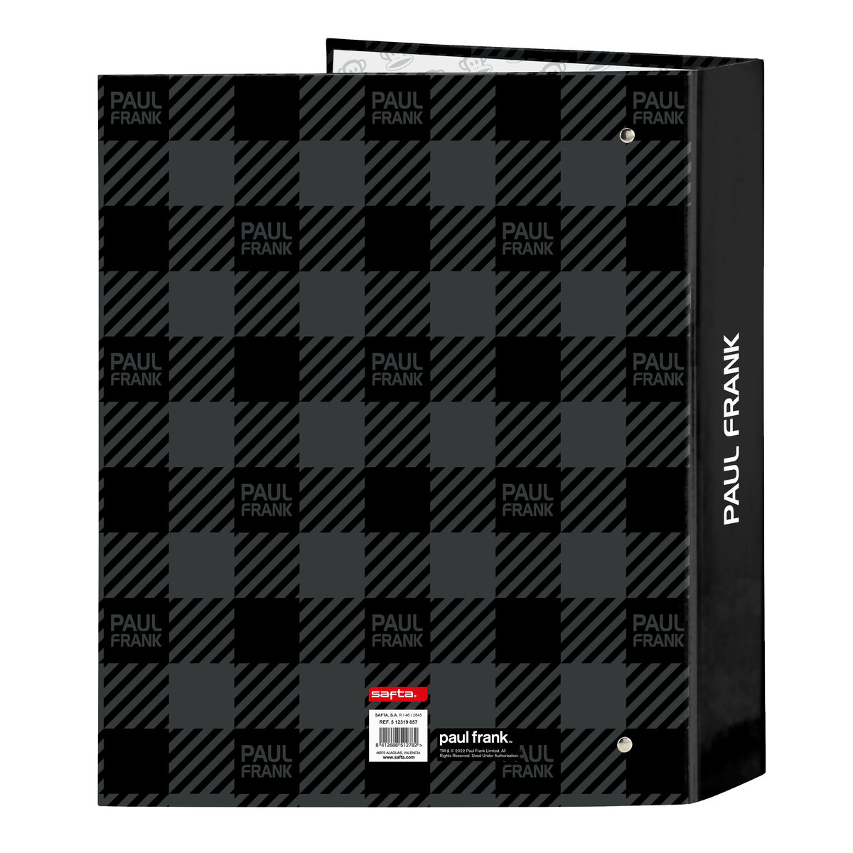 Папка-регистратор Paul Frank Campers Чёрный A4 (27 x 33 x 6 cm)-2