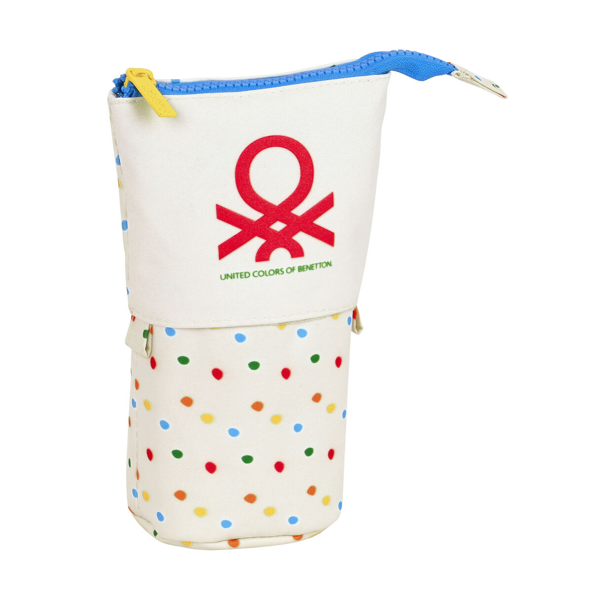 Школьный пенал с аксессуарами Benetton Topitos Белый (8 x 19 x 6 cm) (32 Предметы)-3