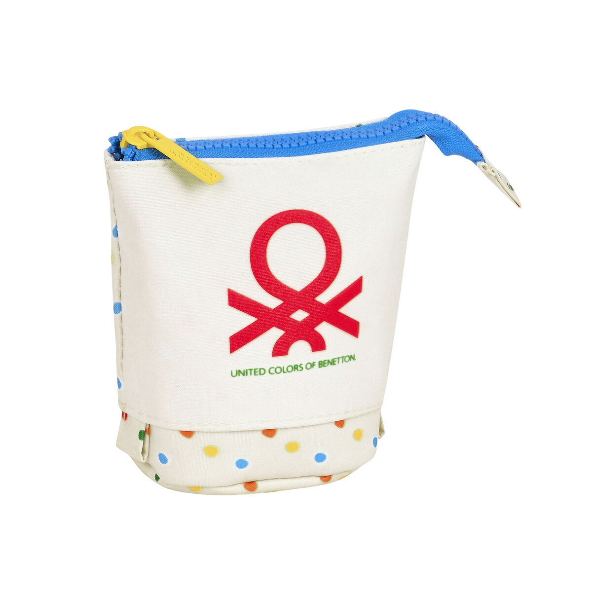 Школьный пенал с аксессуарами Benetton Topitos Белый (8 x 19 x 6 cm) (32 Предметы)-4