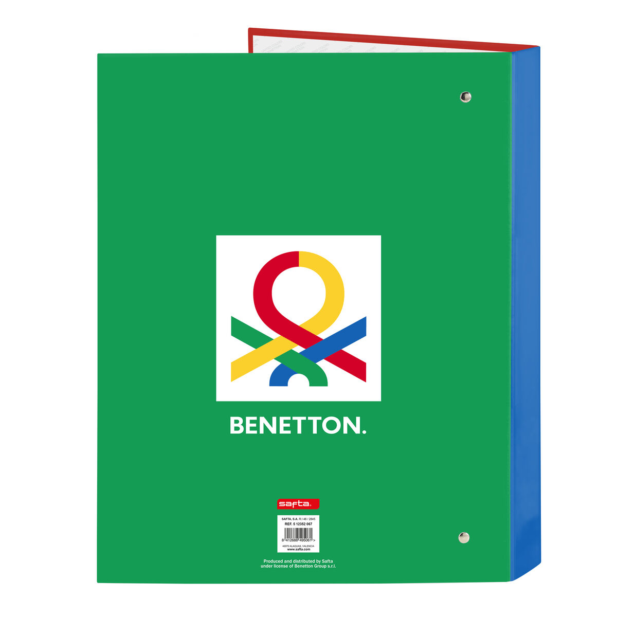 Папка-регистратор Benetton Pop Серый A4 (26.5 x 33 x 4 cm)-2