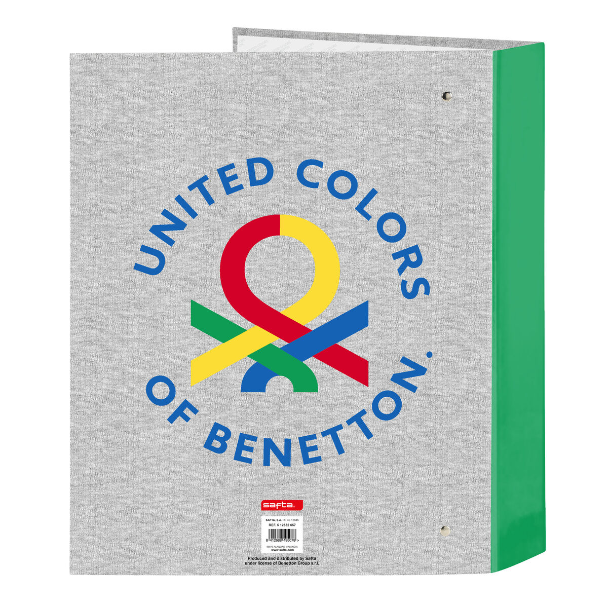 Папка-регистратор Benetton Pop Серый A4 (27 x 33 x 6 cm)-2