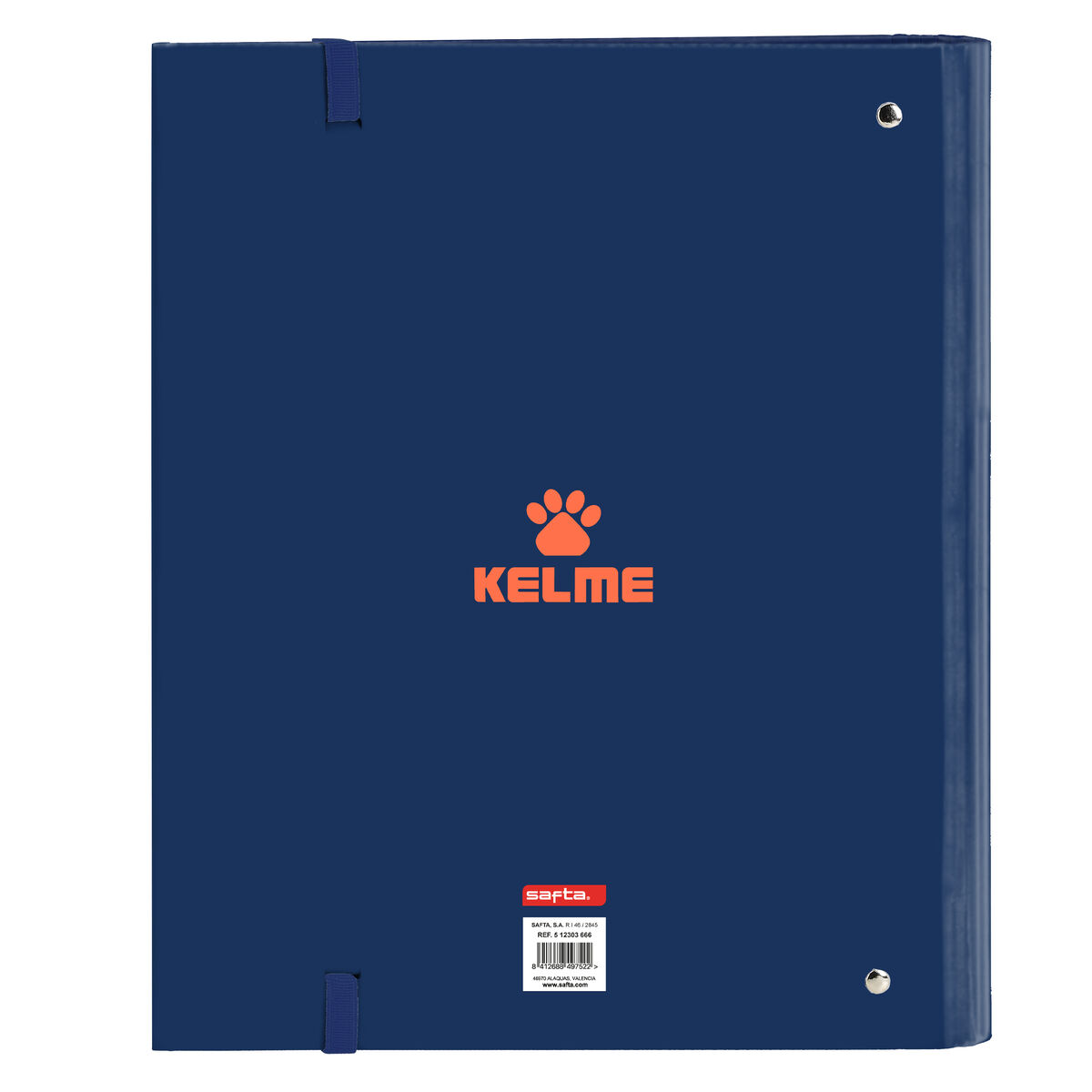 Папка-регистратор Kelme Navy blue Оранжевый Тёмно Синий (27 x 32 x 3.5 cm)-2