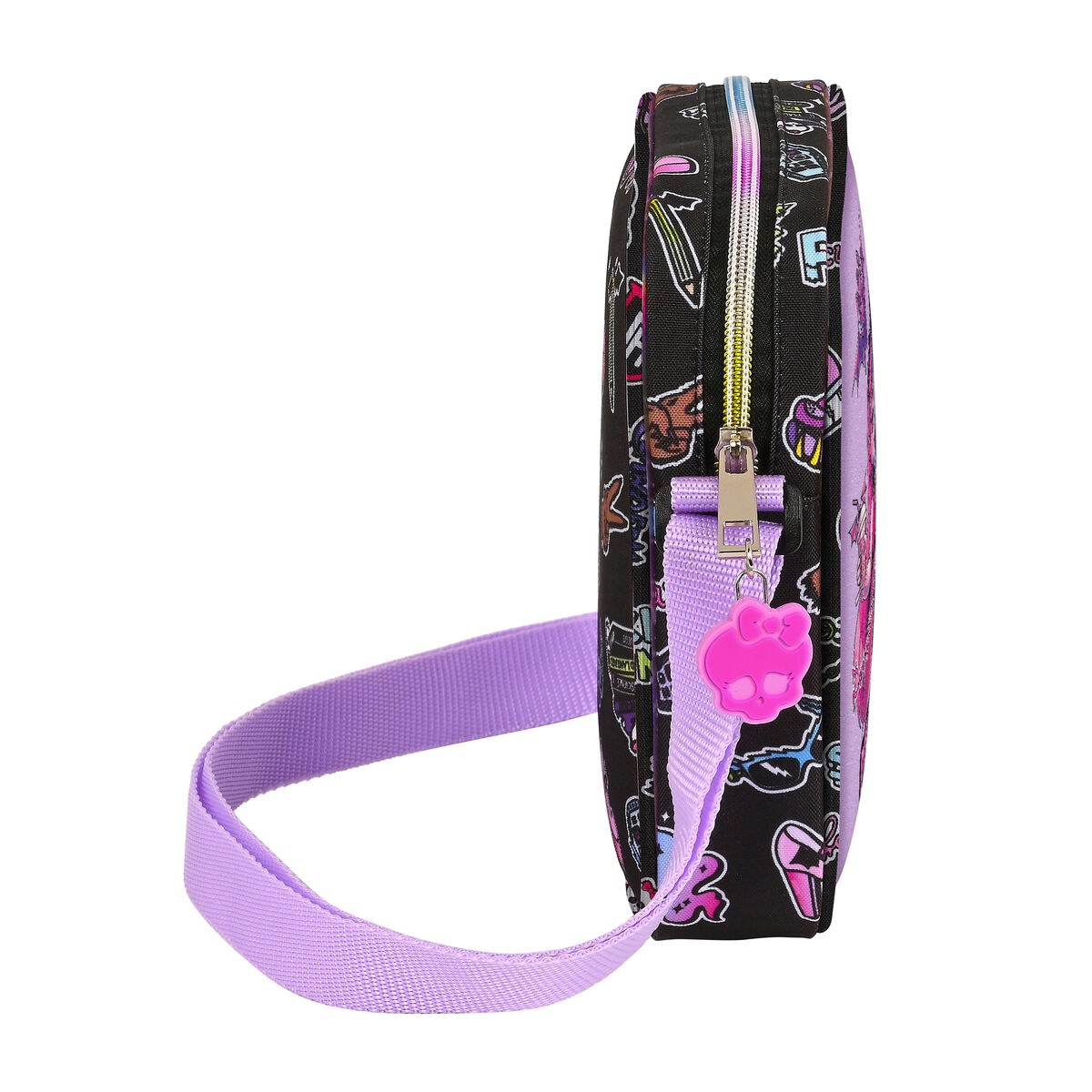 Сумка на плечо Monster High Creep Чёрный 16 x 18 x 4 cm-3