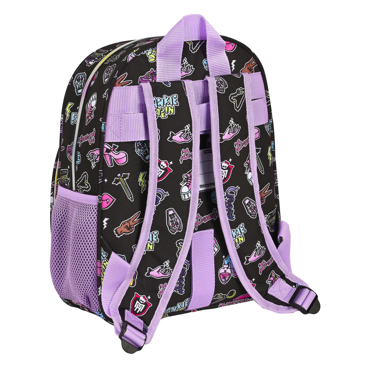 Школьный рюкзак Monster High Creep Чёрный 28 x 34 x 10 cm-2