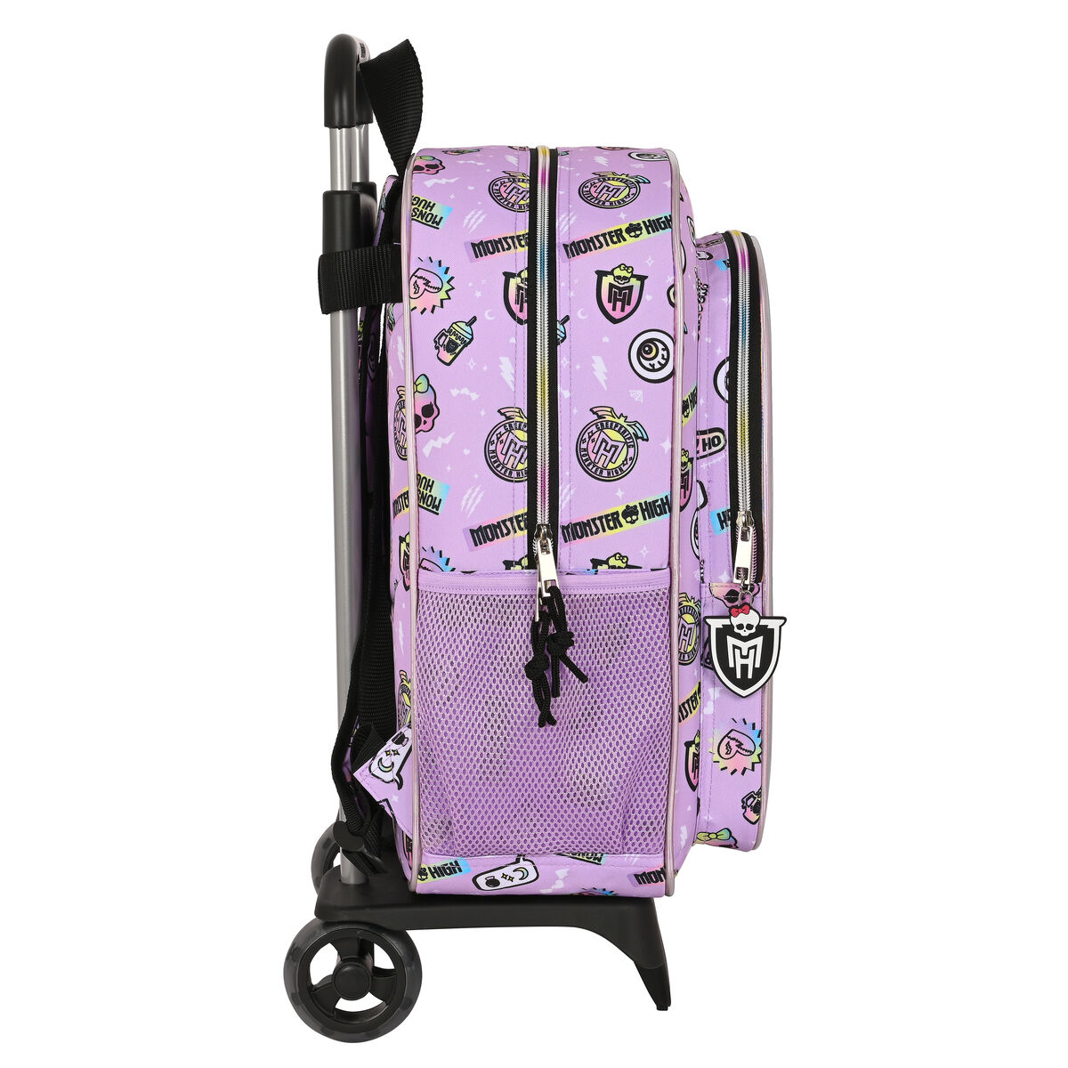 Школьный рюкзак с колесиками Monster High Best boos Лиловый 33 x 42 x 14 cm-2