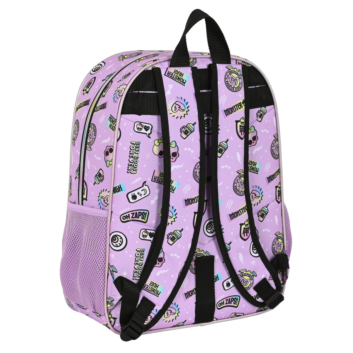 Школьный рюкзак Monster High Best boos Лиловый 33 x 42 x 14 cm-3