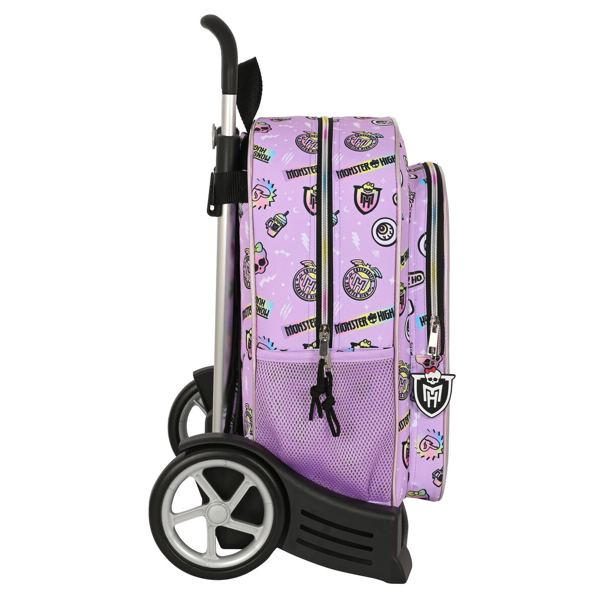 Школьный рюкзак с колесиками Monster High Best boos Лиловый 33 x 42 x 14 cm-2