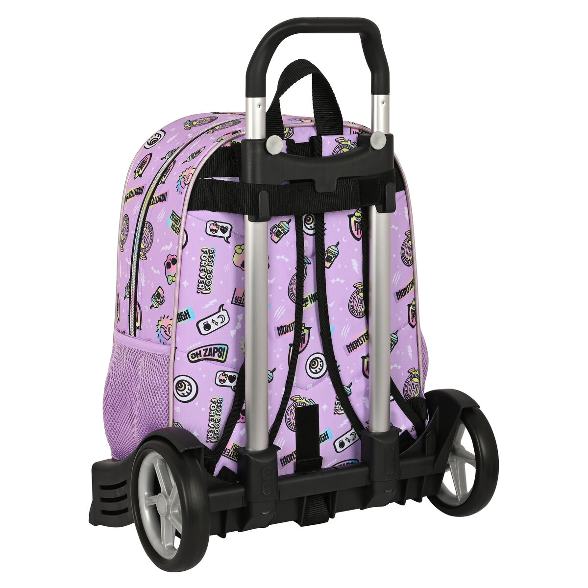 Школьный рюкзак с колесиками Monster High Best boos Лиловый 33 x 42 x 14 cm-3