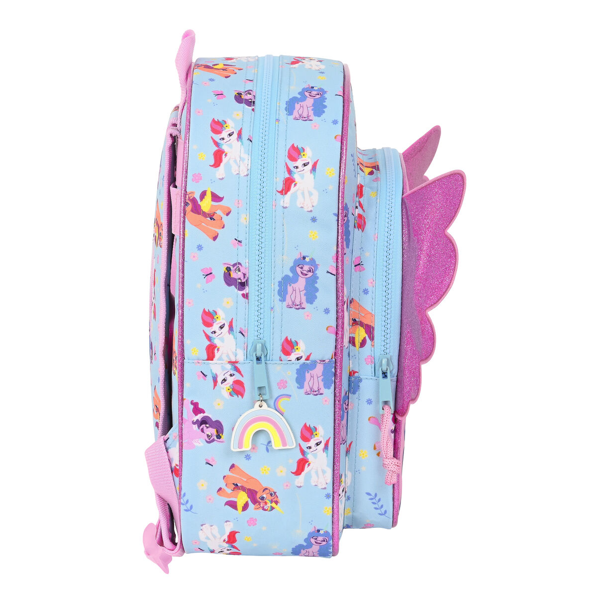 Школьный рюкзак My Little Pony Wild & free 26 x 34 x 11 cm Синий Розовый-3