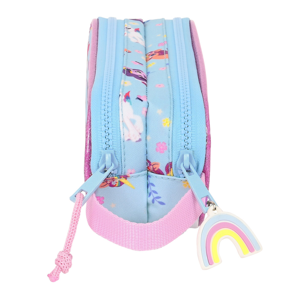 Двойной пенал My Little Pony Wild & free Синий Розовый 21 x 8 x 6 cm-3