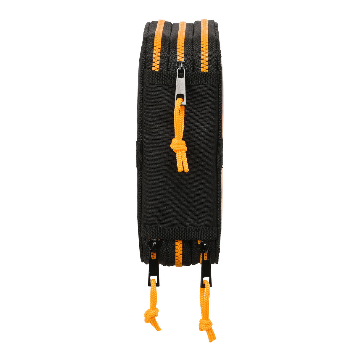 Тройной пенал Naruto 12.5 x 19.5 x 5.5 cm Чёрный Оранжевый (36 Предметы)-3