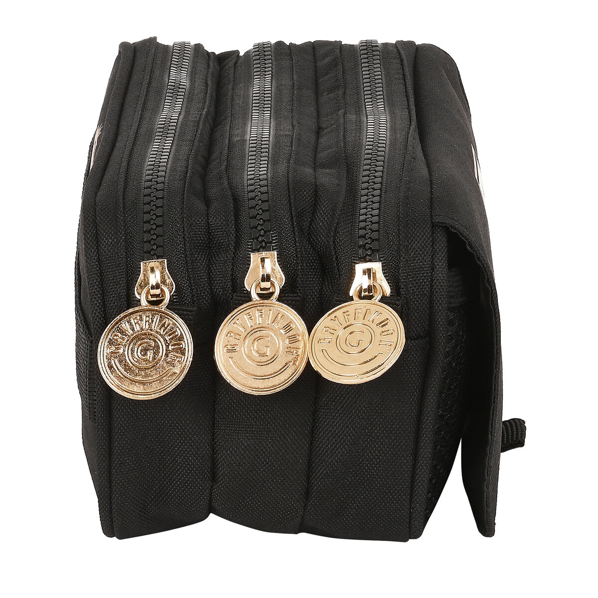 Тройной пенал Harry Potter Bravery 21,5 x 10 x 8 cm Чёрный-4