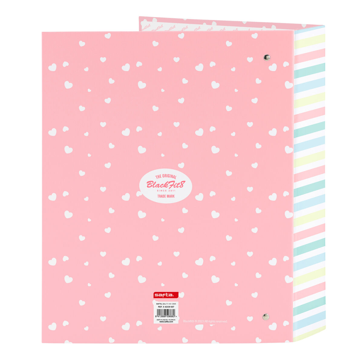 Папка-регистратор BlackFit8 Globitos Розовый A4 27 x 33 x 6 cm-2