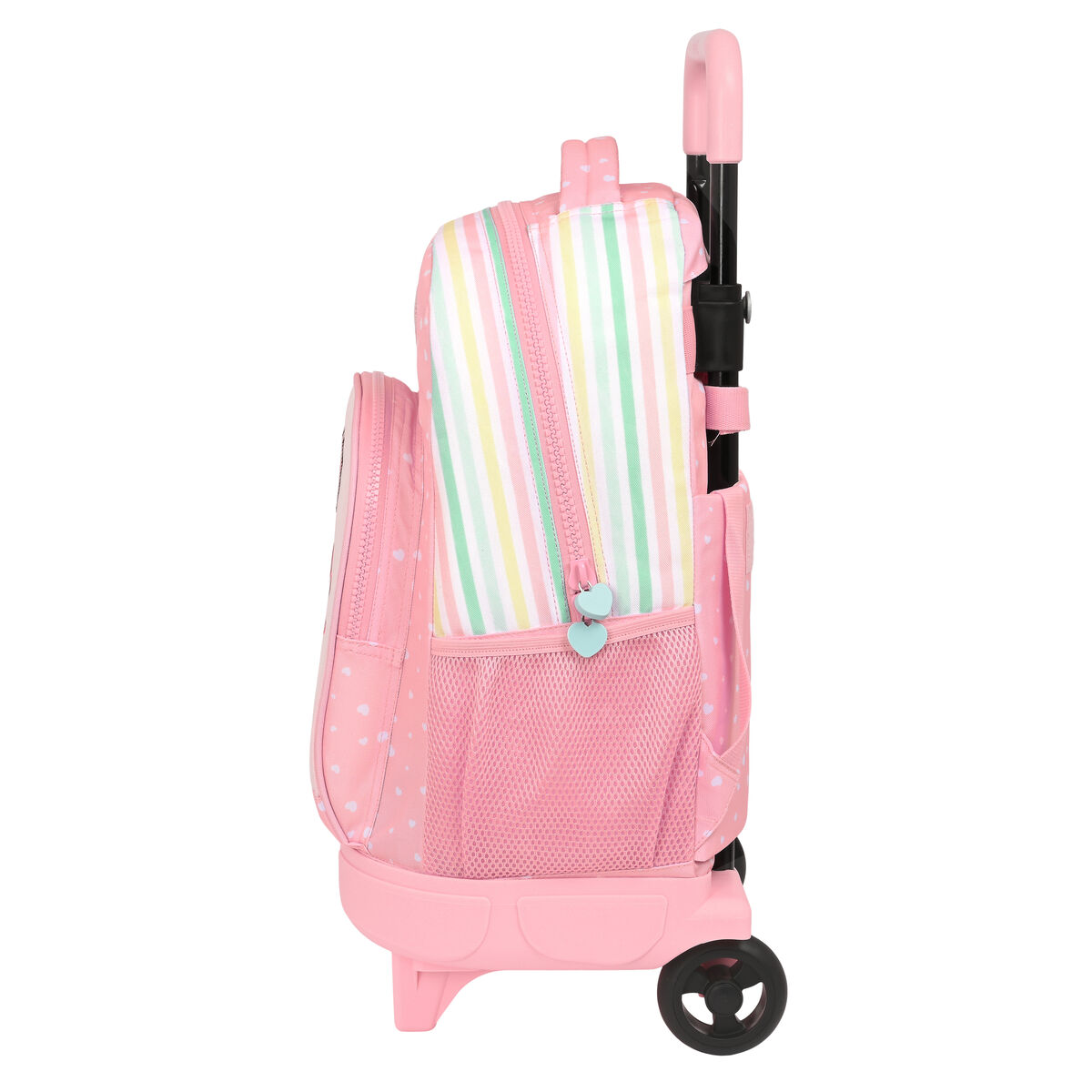 Школьный рюкзак с колесиками BlackFit8 Globitos 33 x 45 x 22 cm Розовый-3