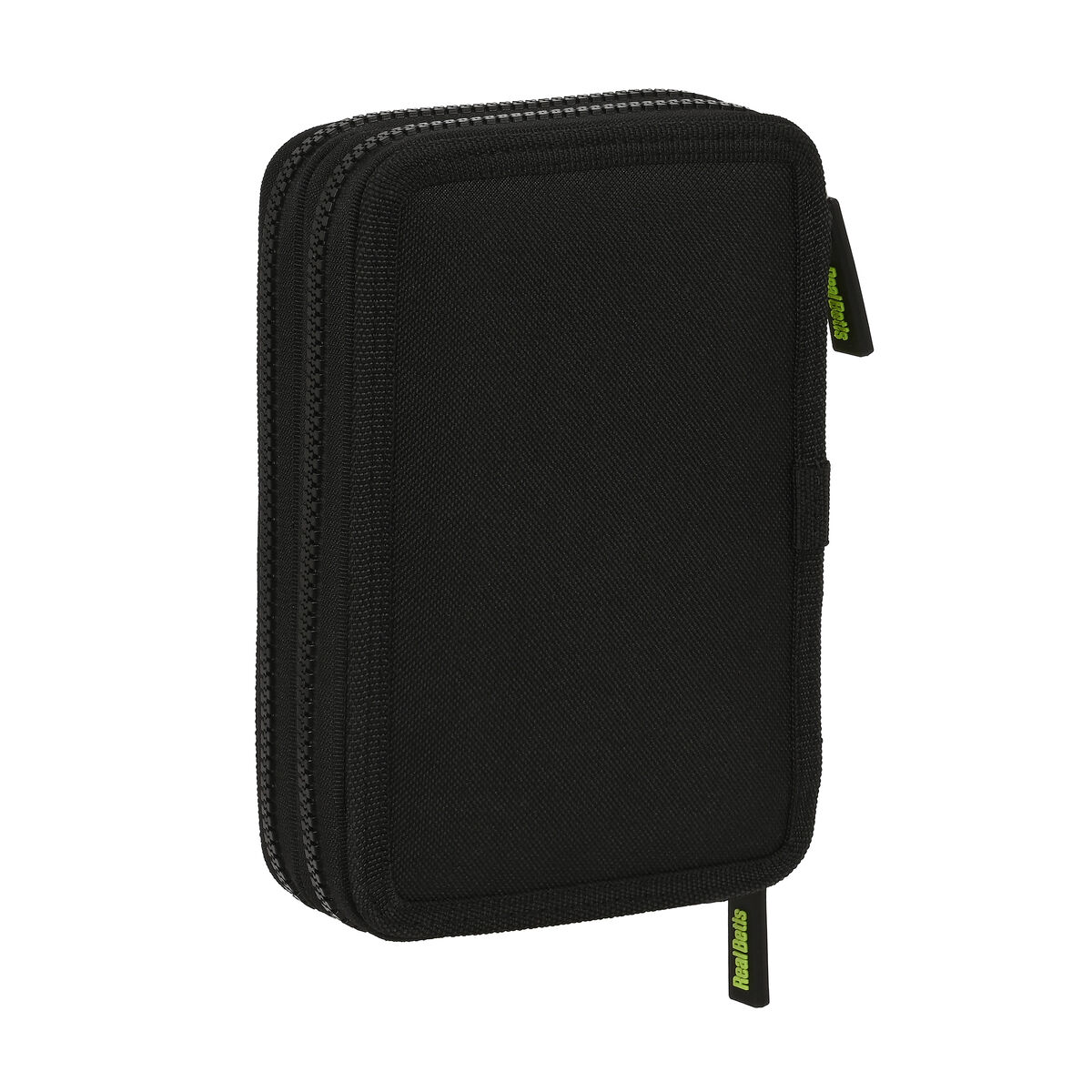 Двойной пенал Real Betis Balompié Чёрный лимонный 12.5 x 19.5 x 4 cm (28 Предметы)-2