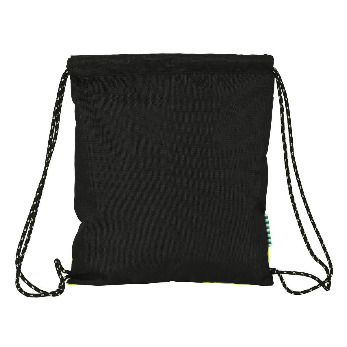Rucksack-Tasche auf Seilen Real Betis Balompié Schwarz Zitrone-2