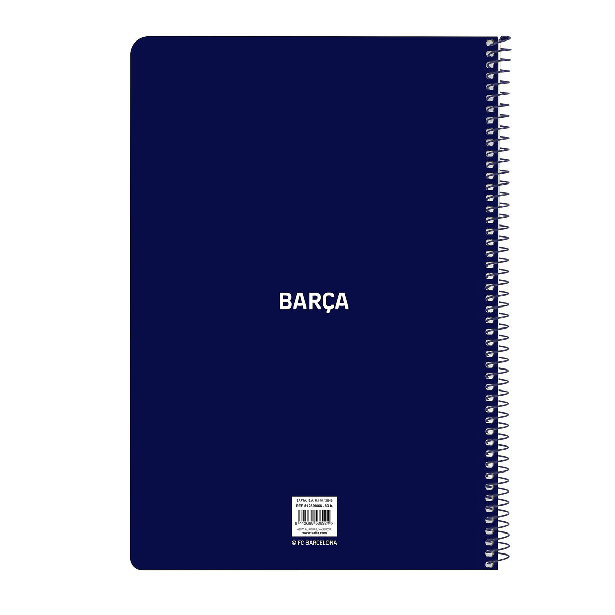 Блокнот F.C. Barcelona Красный Тёмно Синий A4 80 Листья-2
