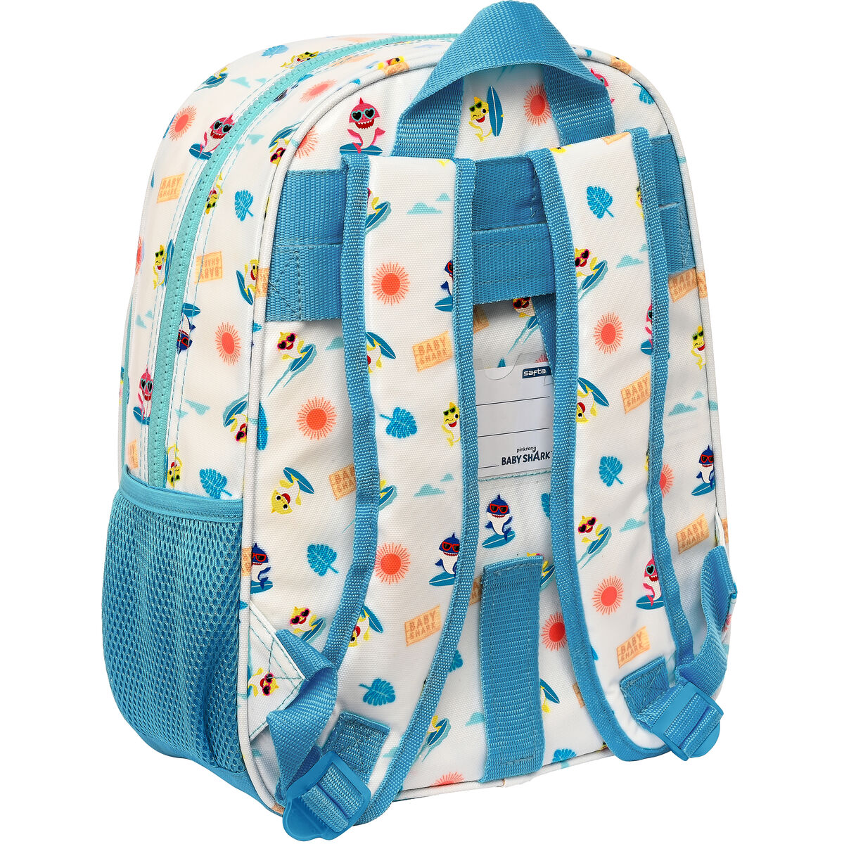 Школьный рюкзак Baby Shark Surfing Синий Белый 26 x 34 x 11 cm-3