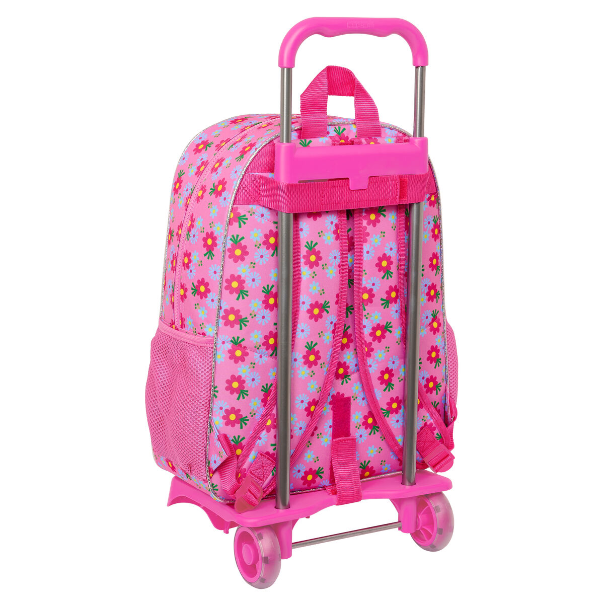 Schulrucksack mit Rollen Trolls Pink 33 x 42 x 14 cm-2