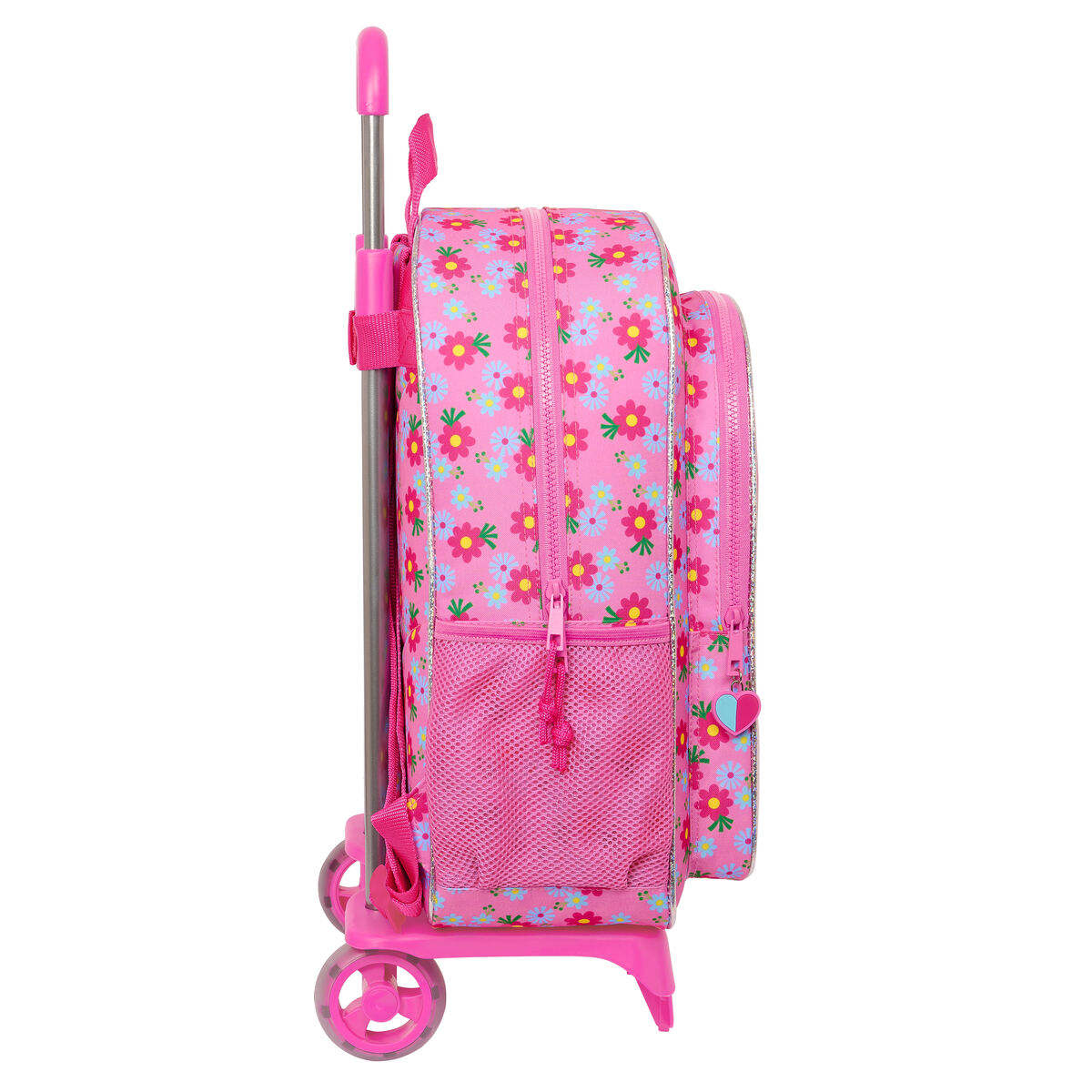 Schulrucksack mit Rollen Trolls Pink 33 x 42 x 14 cm-3