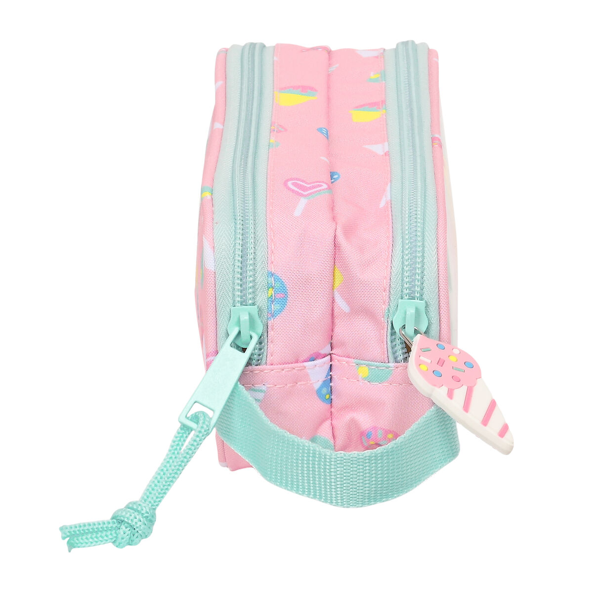 Двойной пенал Peppa Pig Ice cream Розовый Мята 21 x 8 x 6 cm-3