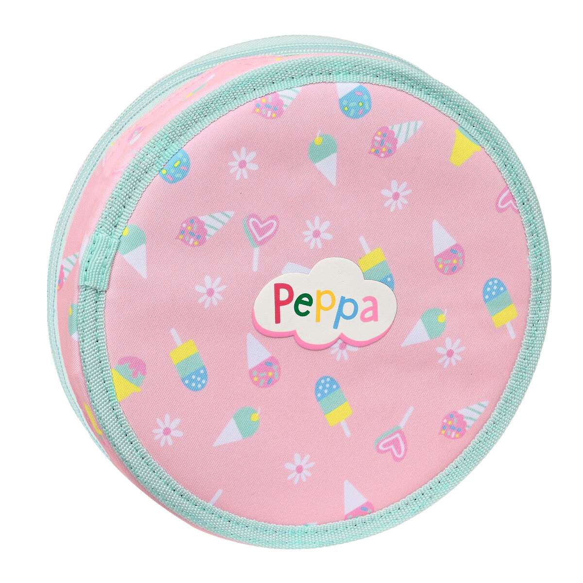 Пенал Peppa Pig Ice cream Розовый Мята (18 Предметы)-3