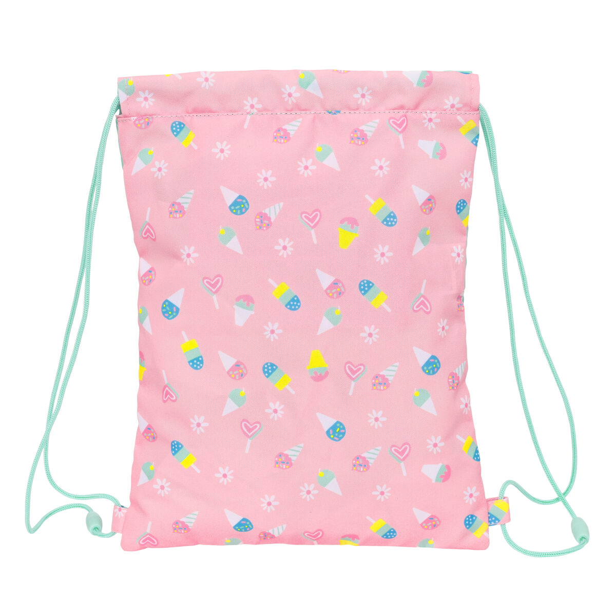 Сумка-рюкзак на мотузках Peppa Pig Ice cream Рожевий М'ята 26 x 34 x 1 cm-3