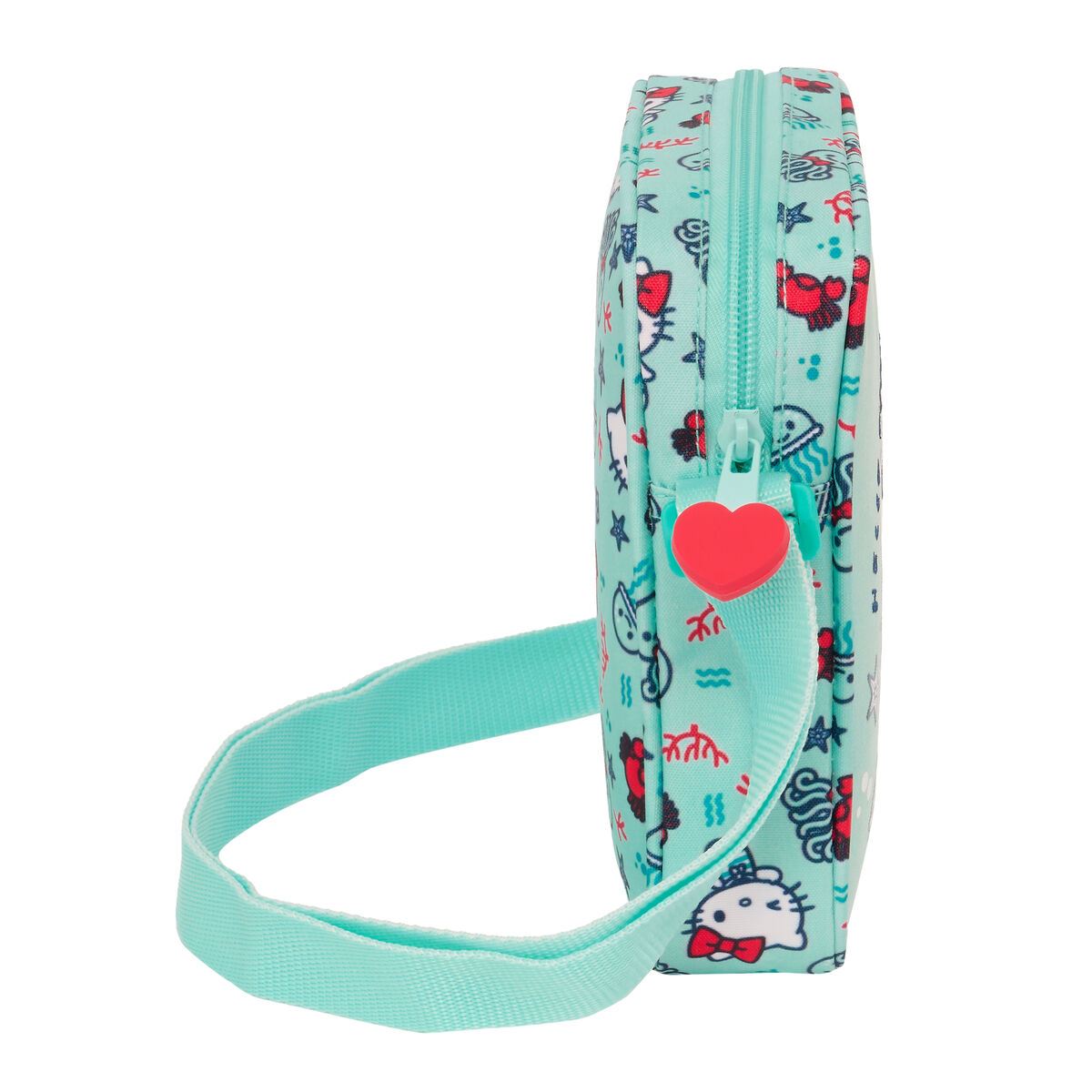 Сумка на плечо Hello Kitty Sea lovers бирюзовый 16 x 18 x 4 cm-2