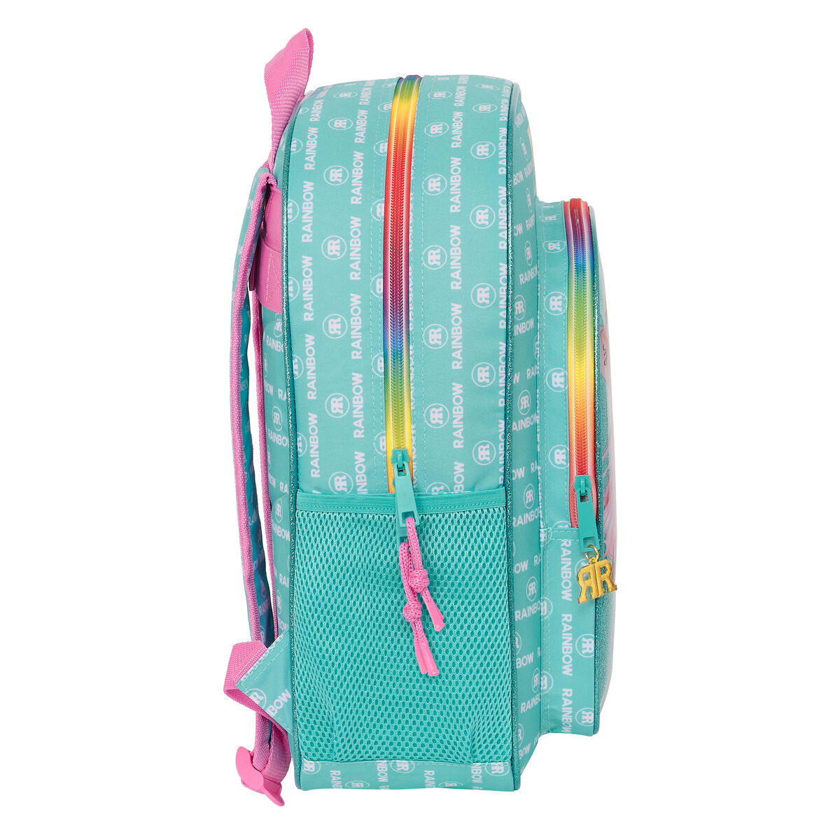 Sac à dos d'école Rainbow High Paradise turquoise 32 X 38 X 12 cm-2
