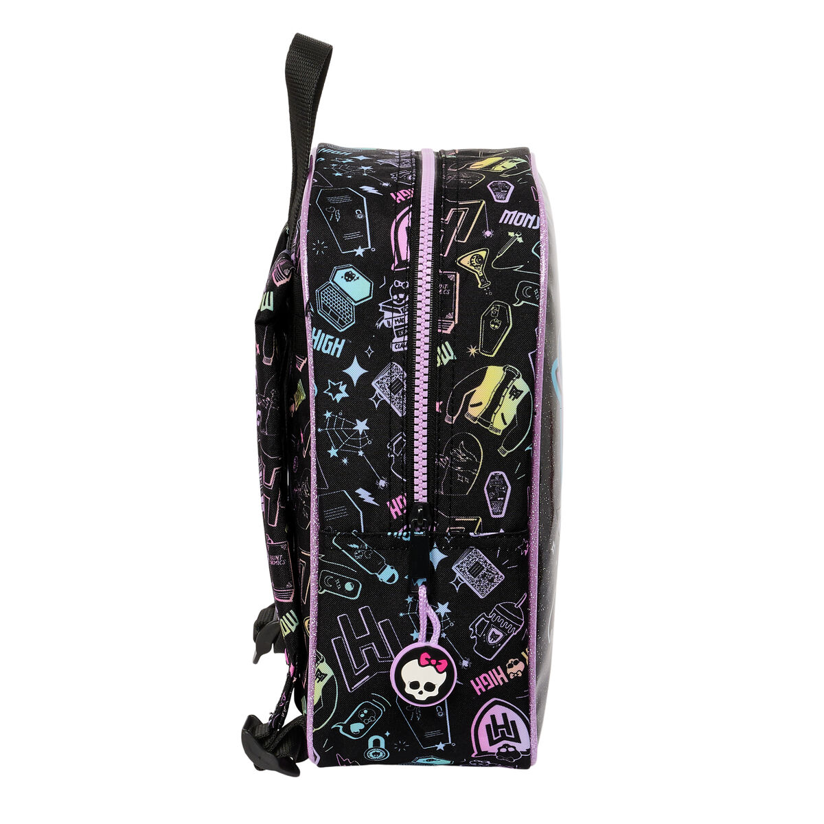 Mochila para niños Monster High Negro 22 x 27 x 10 cm-2