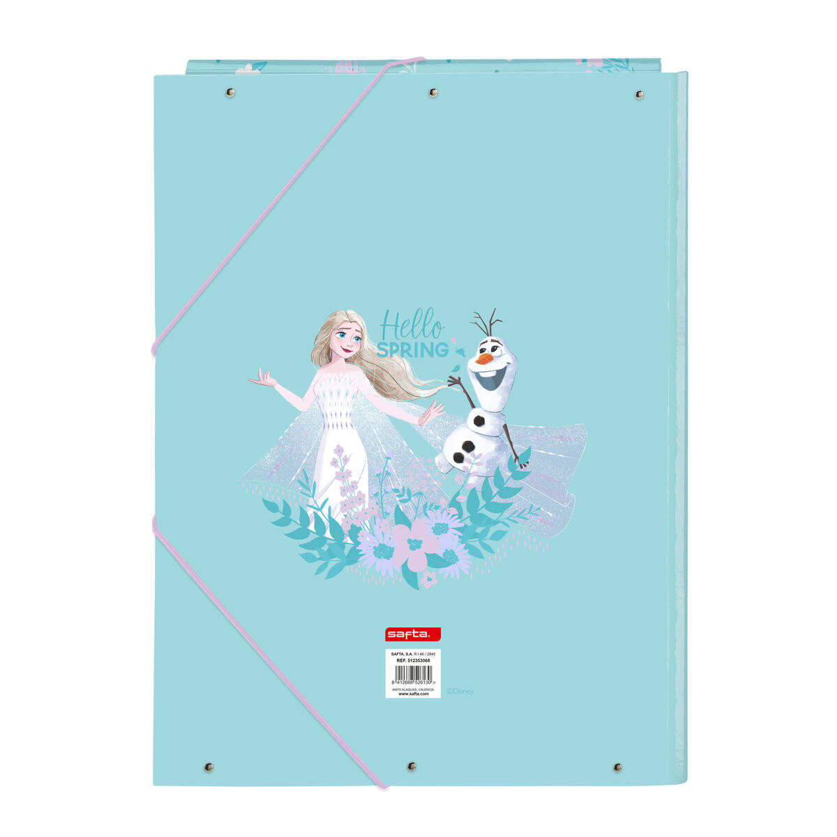 مجلد الربيع Frozen Hello Blue A4-2