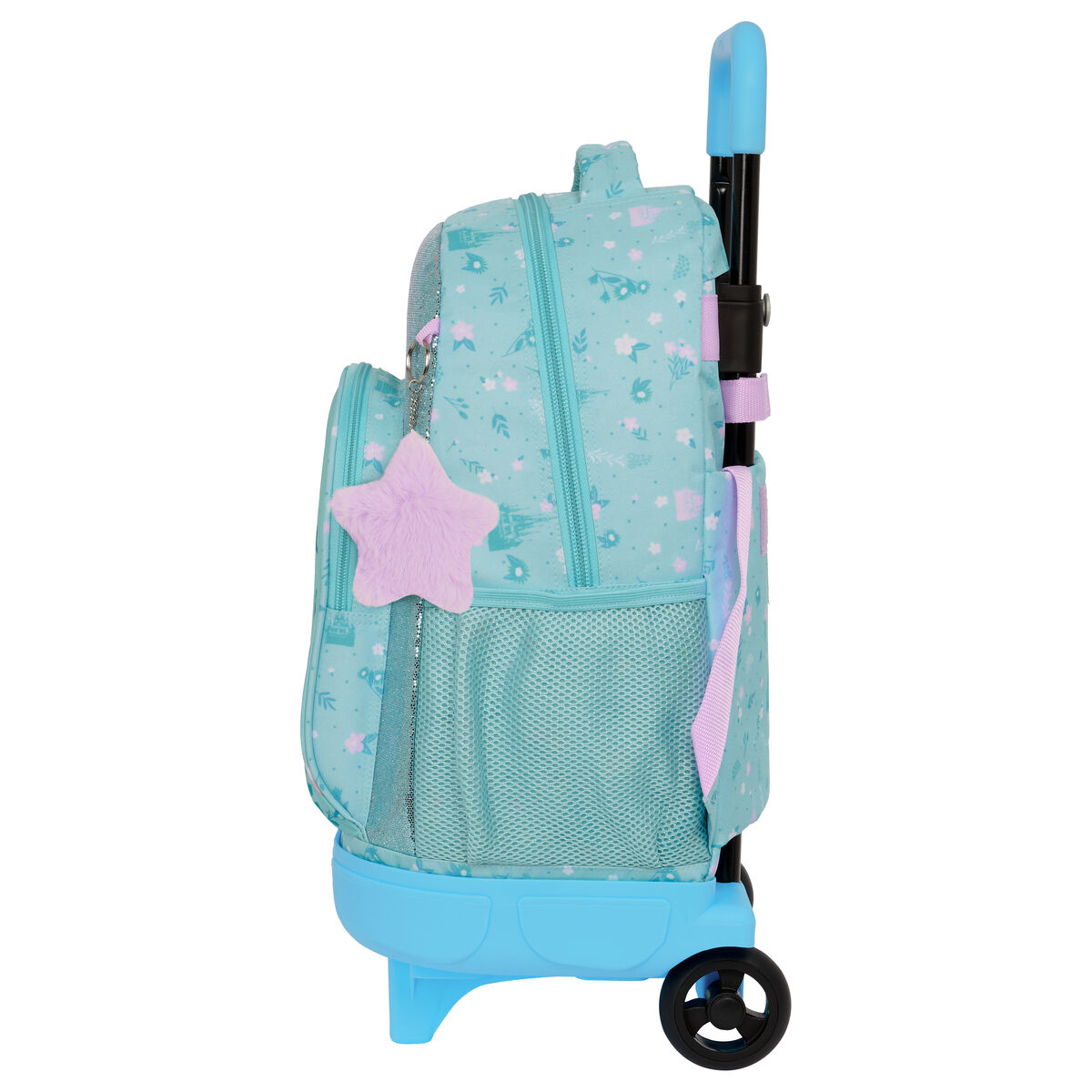 Frozen Hello spring дөңгелектері бар мектеп рюкзагы Көк 33 X 45 X 22 см-2
