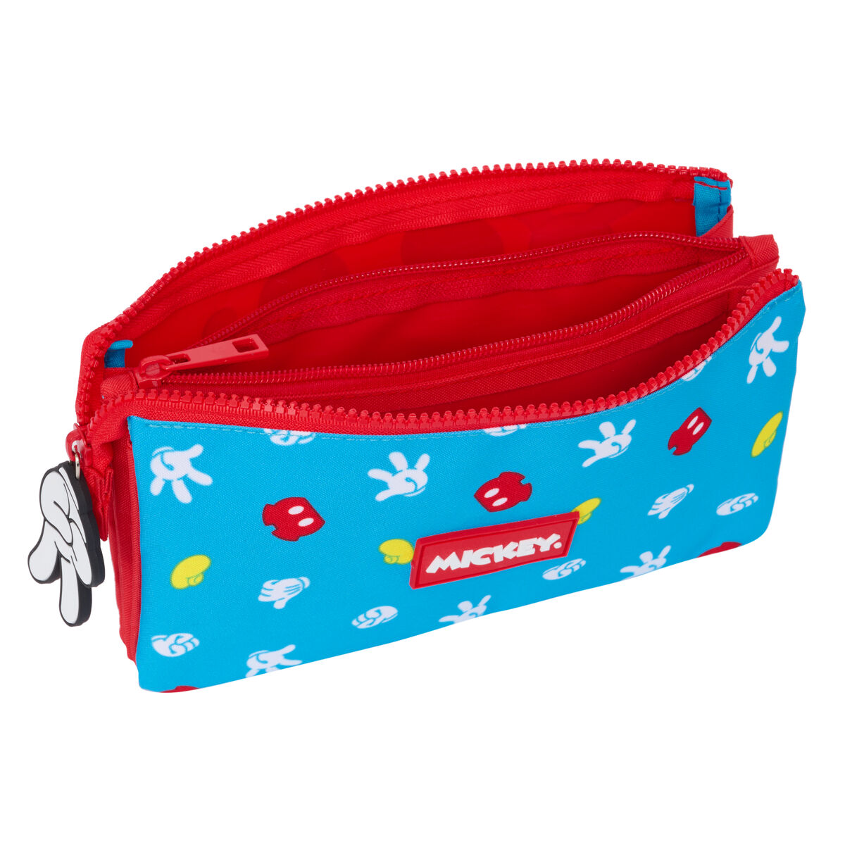 Mickey Mouse Clubhouse Fantastic Double Pencil Case Blue Red 22 × 12 × 3 سم-2