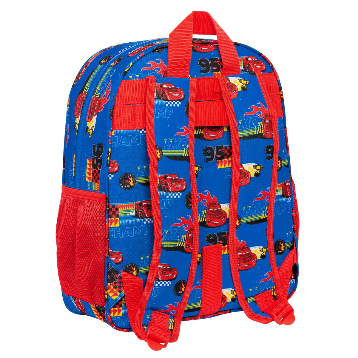 Cars Race ready school backpack Blue 32 X 38 X 12 cm-2