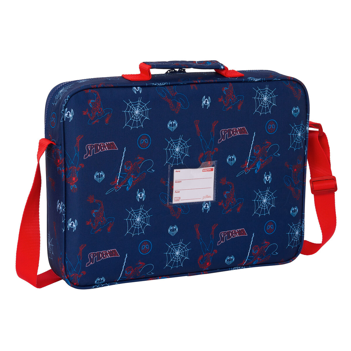 Школьный портфель Spider-Man Neon Тёмно Синий 38 x 28 x 6 cm-2