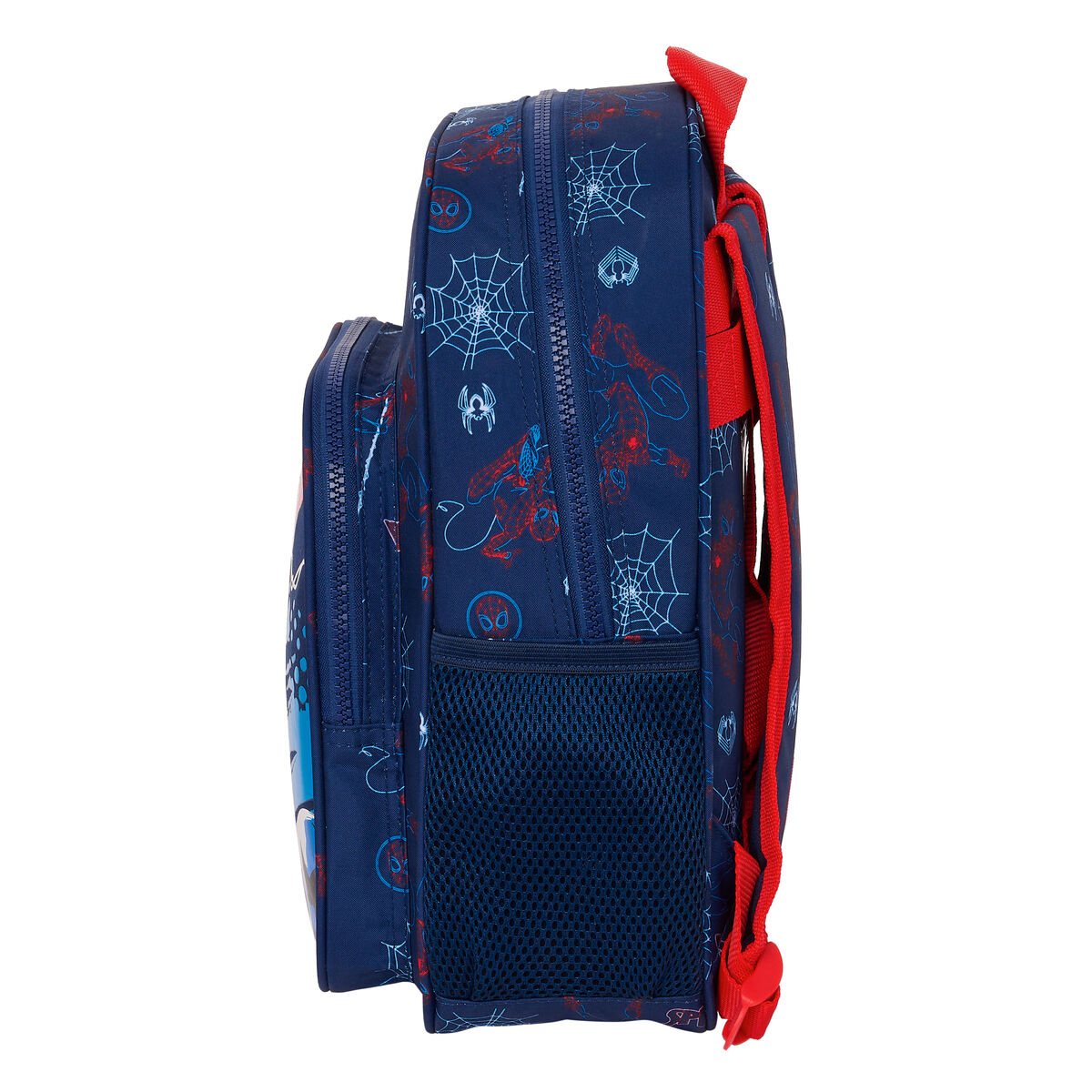 スパイダーマンネオンスクールバックパックダークブルー27 x 33 x 10 cm-2