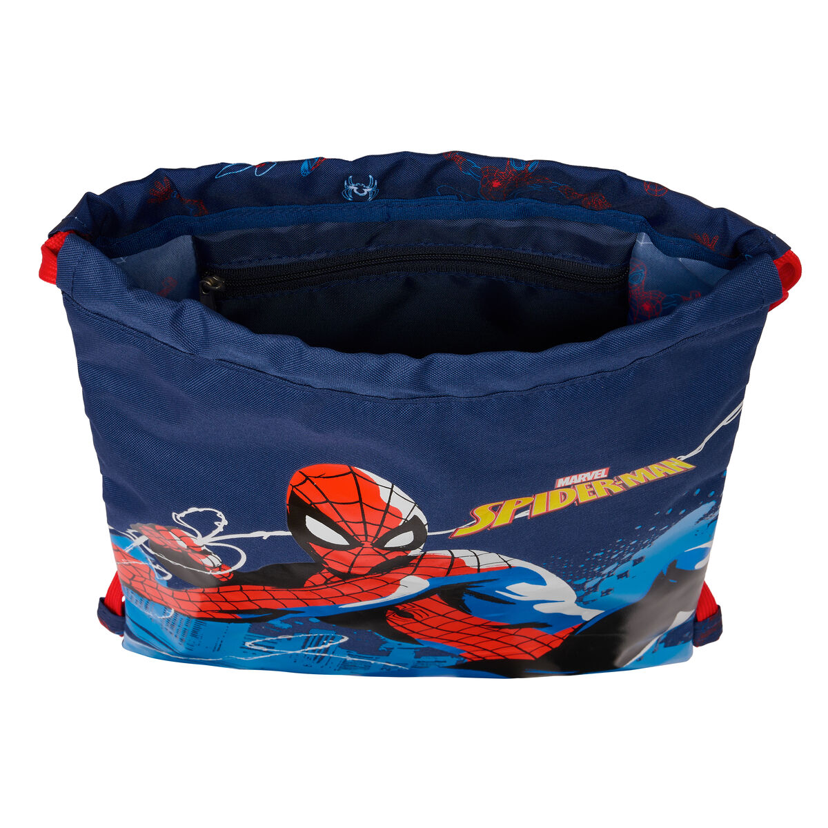 Сумка-рюкзак на мотузках Spider-Man Neon Темно Синій 26 x 34 x 1 cm-2