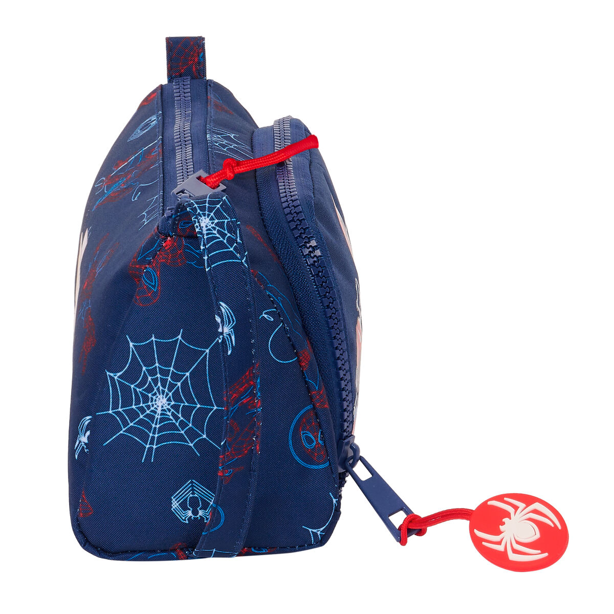 Schulpenal mit Spider-Man Neon Zubehör Dunkelblau 20 x 11 x 8. 5 cm (32 Artikel)-4