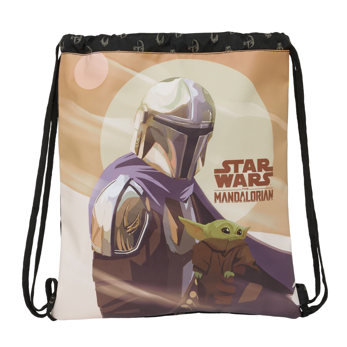 Mochila para niños The Mandalorian This is the way Negro 35 x 40 x 1 cm