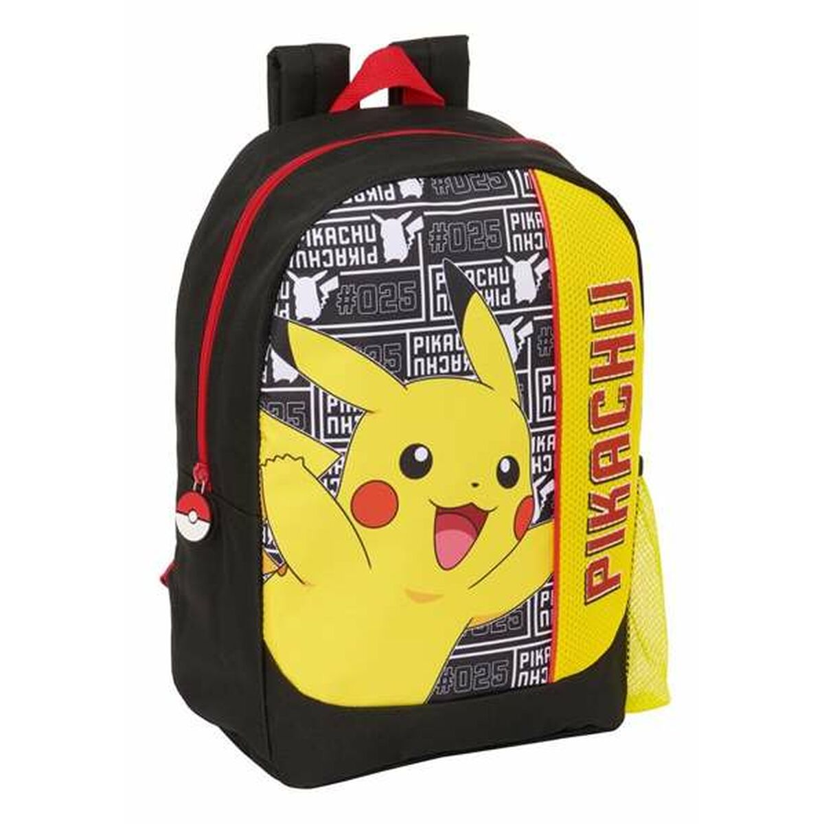 Sac à dos Pokémon Jaune Noir Rouge
