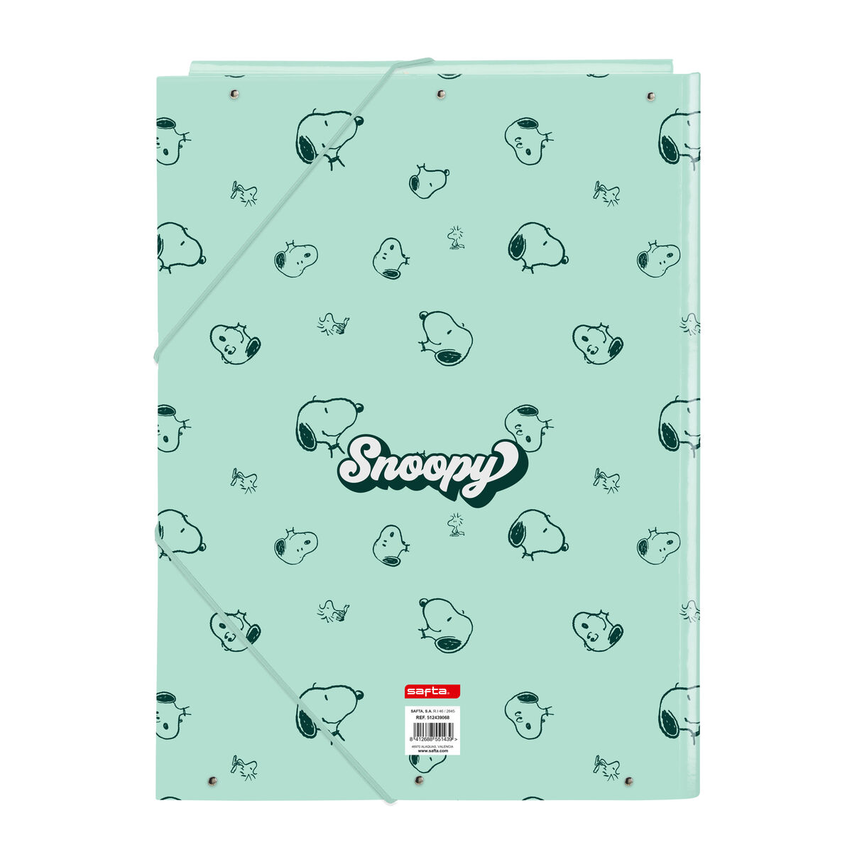Папка Snoopy Groovy Зеленый A4-2
