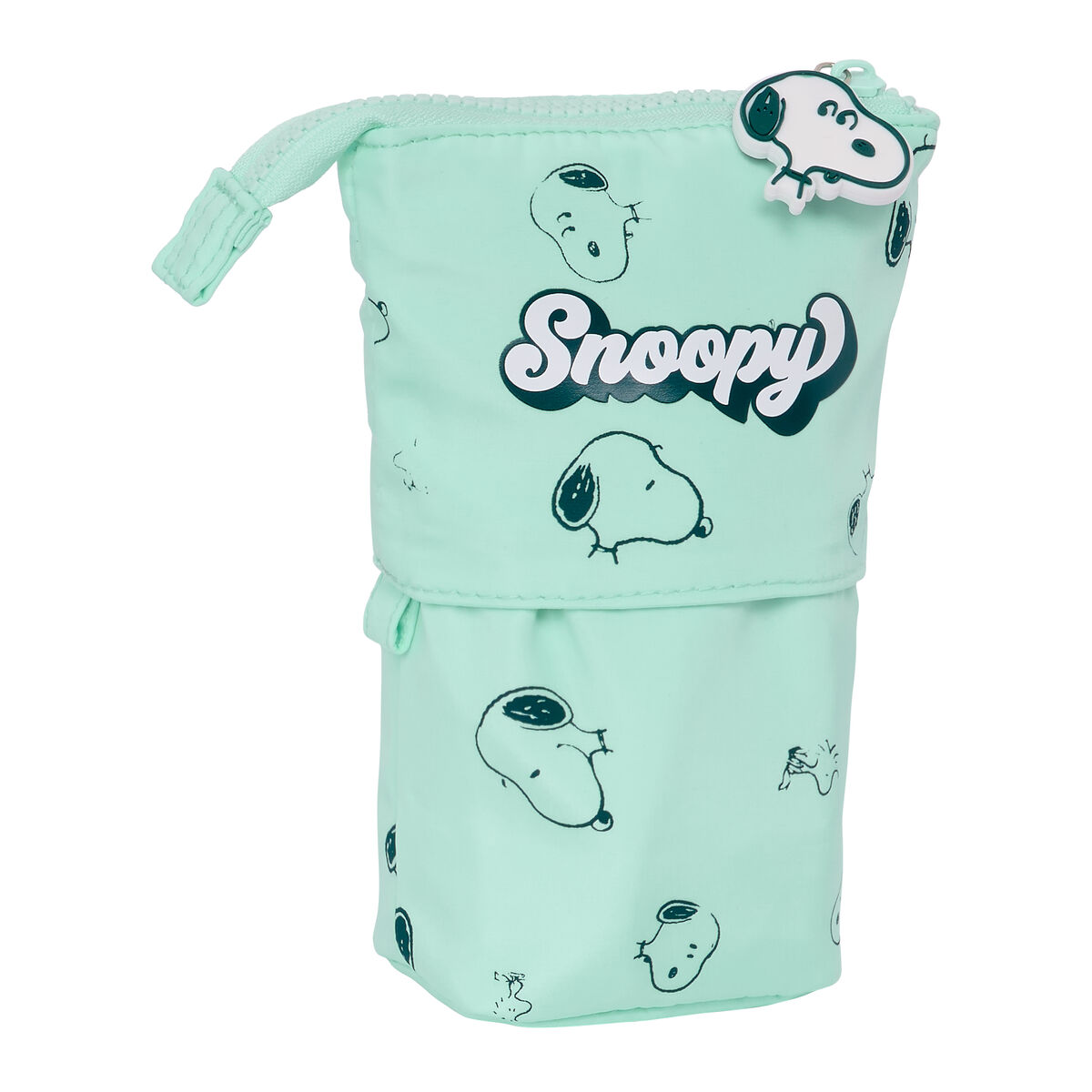 Вертикальный пенал Snoopy Groovy Зеленый 8 x 19 x 6 cm-2